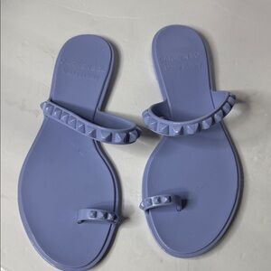 CarmenSol Lilac Studded Slide Sandals - Women